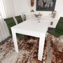Hanah Home Mesa de Comedor Single 120 - Blanco Brillante